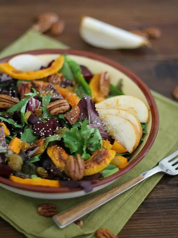 Fall Roasted Vegetables Salad