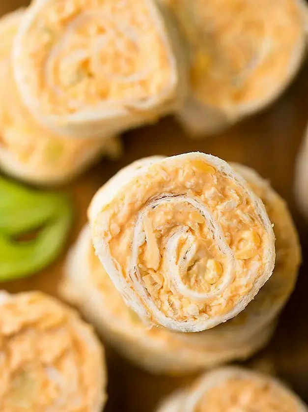 Buffalo Chicken Pinwheels