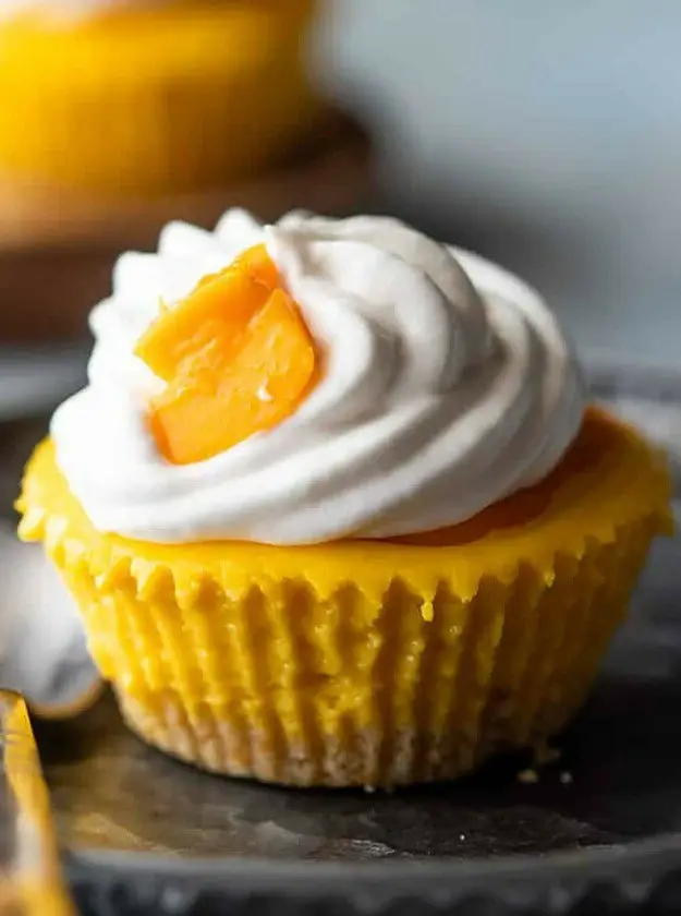 Mini Mango Cheesecakes