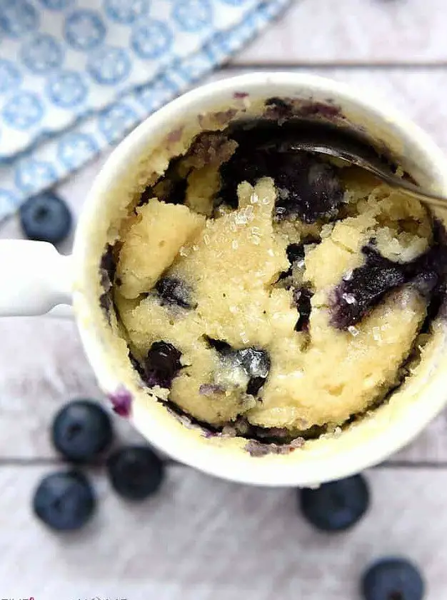 Blueberry Muffin Mug Cake