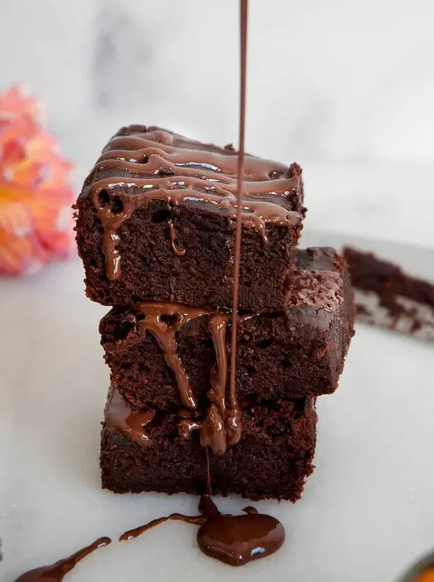 Flourless Pumpkin Brownies