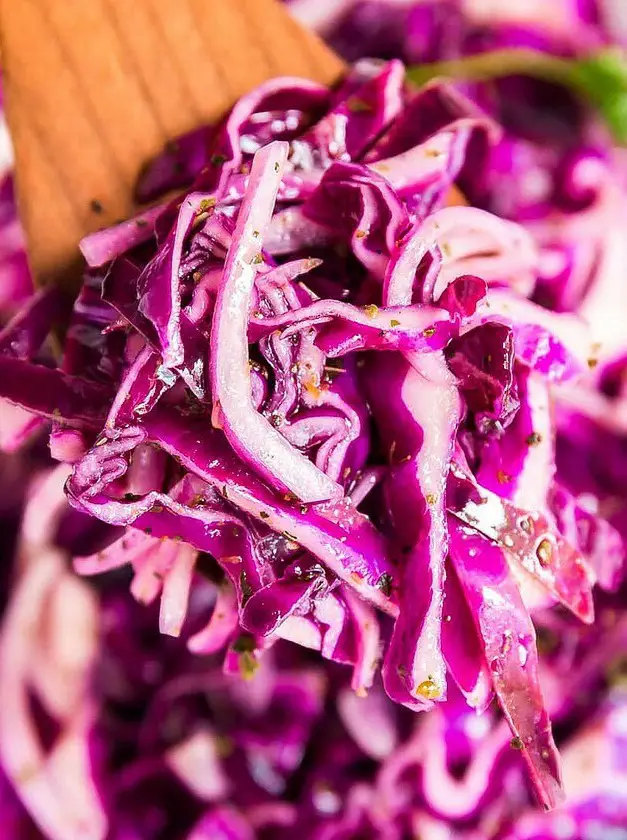 Crunchy Red Cabbage Salad