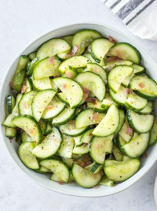 Sweet and Spicy Cucumber Salad