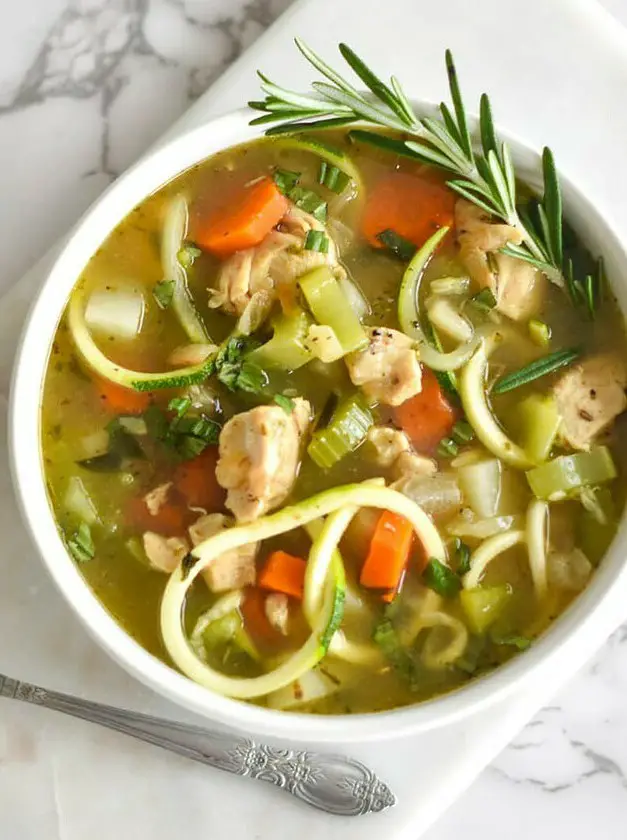 Paleo Chicken Noodle Soup