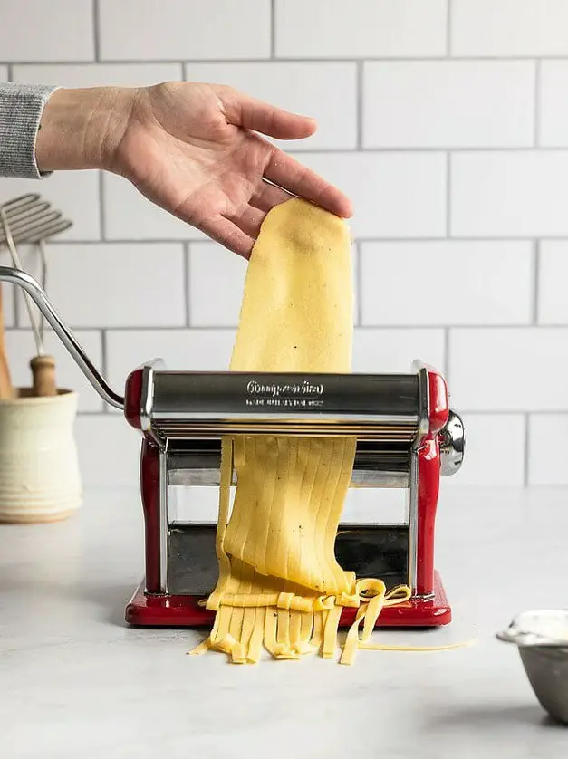 Homemade Pasta Dough with Semolina Flour