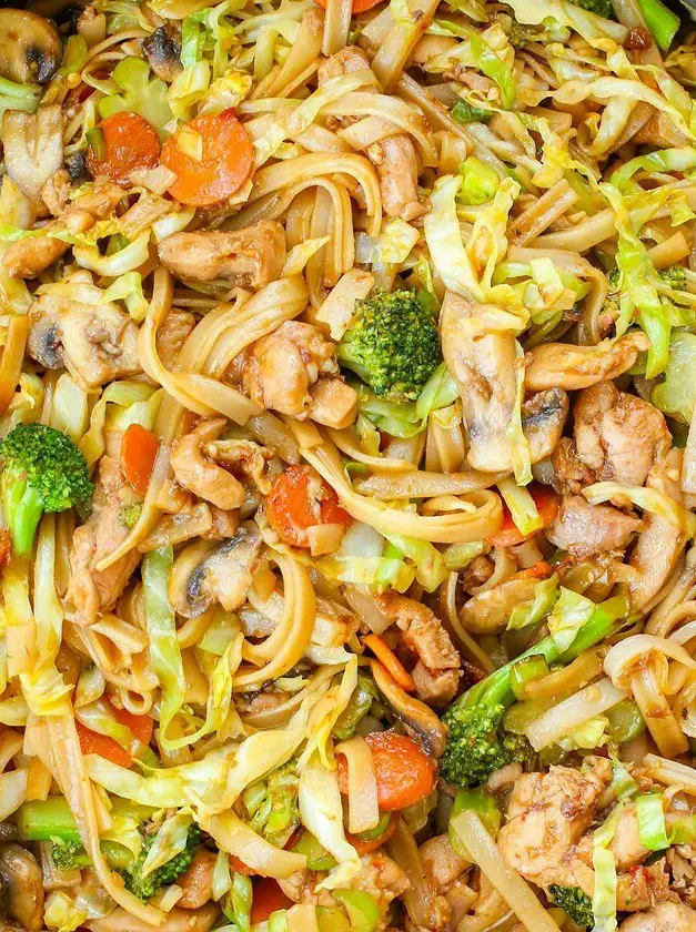 Cabbage Stir Fry with Chicken