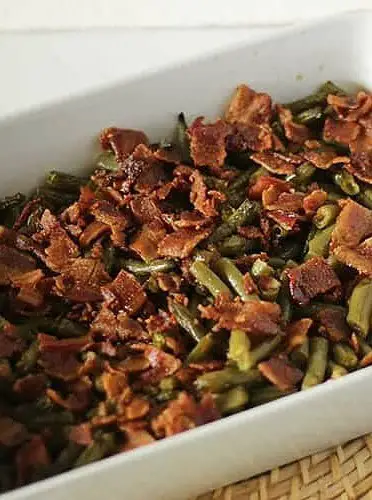 Green Beans with Bacon & Brown Sugar