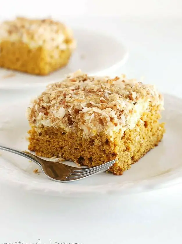 Pumpkin Cream Cheese Coffee Cake