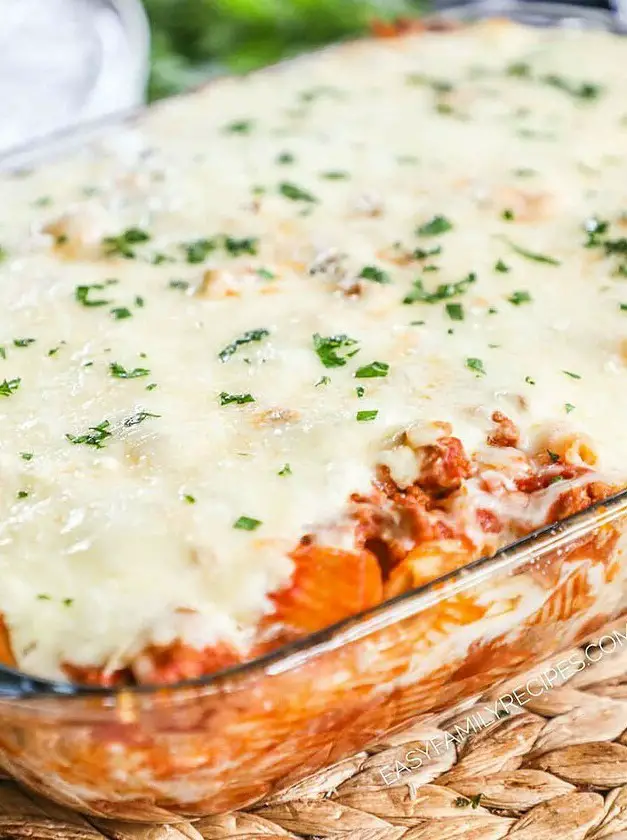 Baked Ziti W Ground Turkey