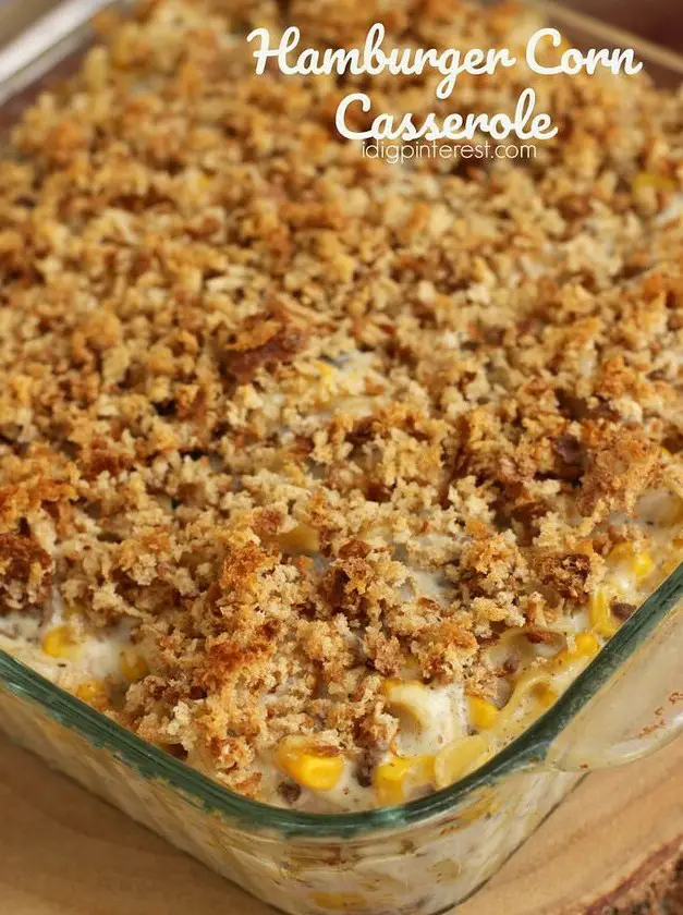 Hamburger Corn Casserole