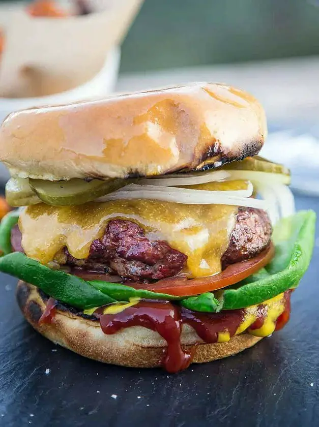 Reverse Seared Cheeseburger