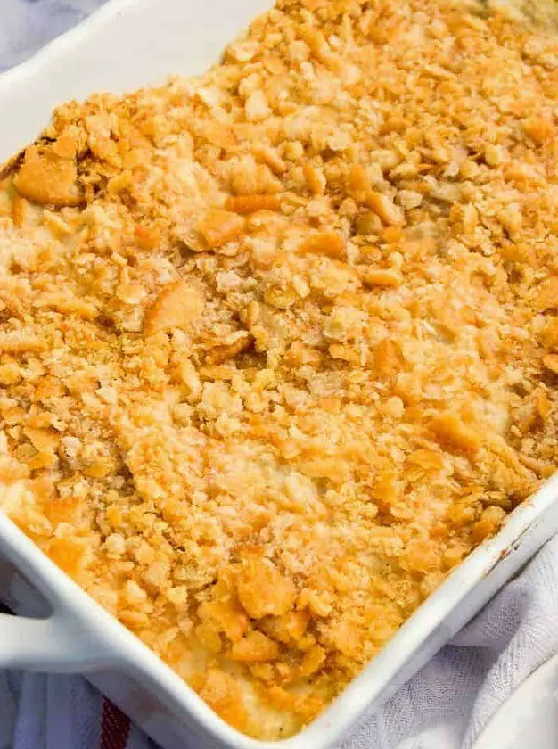 Ritz Cracker Chicken Casserole