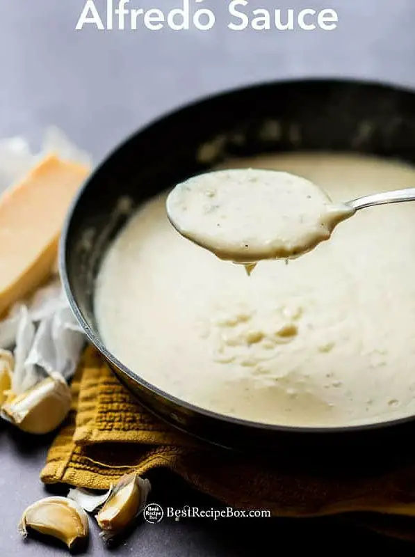 Creamy Garlic Alfredo Sauce