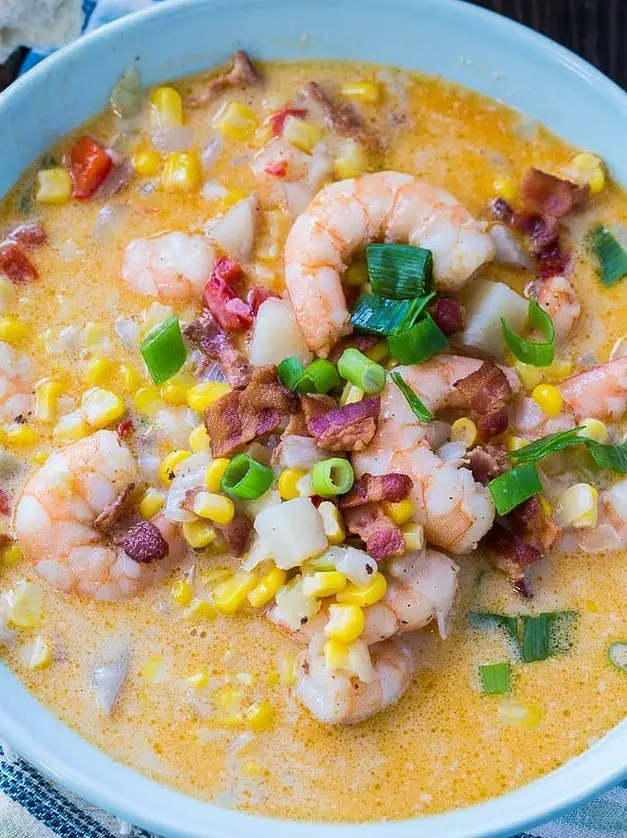 Cajun Shrimp and Corn Chowder