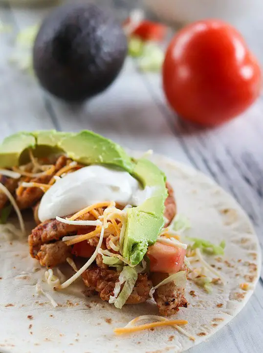 Spicy Cajun Griddle Chicken Tacos