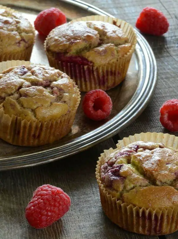 Keto Raspberry Lemonade Muffins