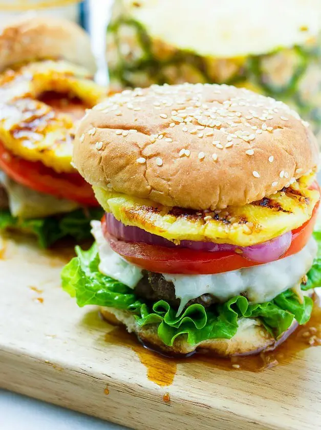 Hawaiian Teriyaki Burgers