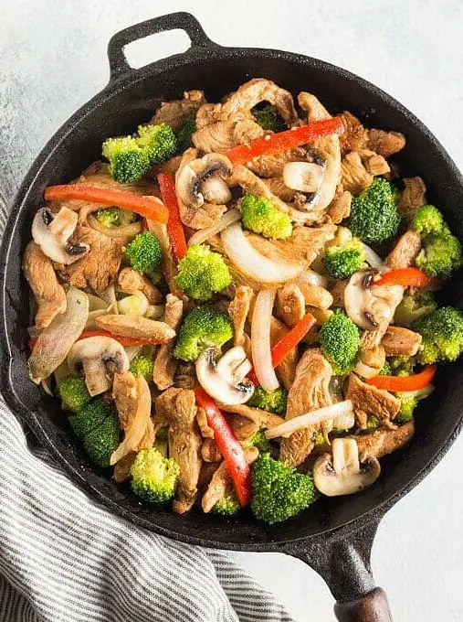 Keto Low Carb Chicken Stir Fry