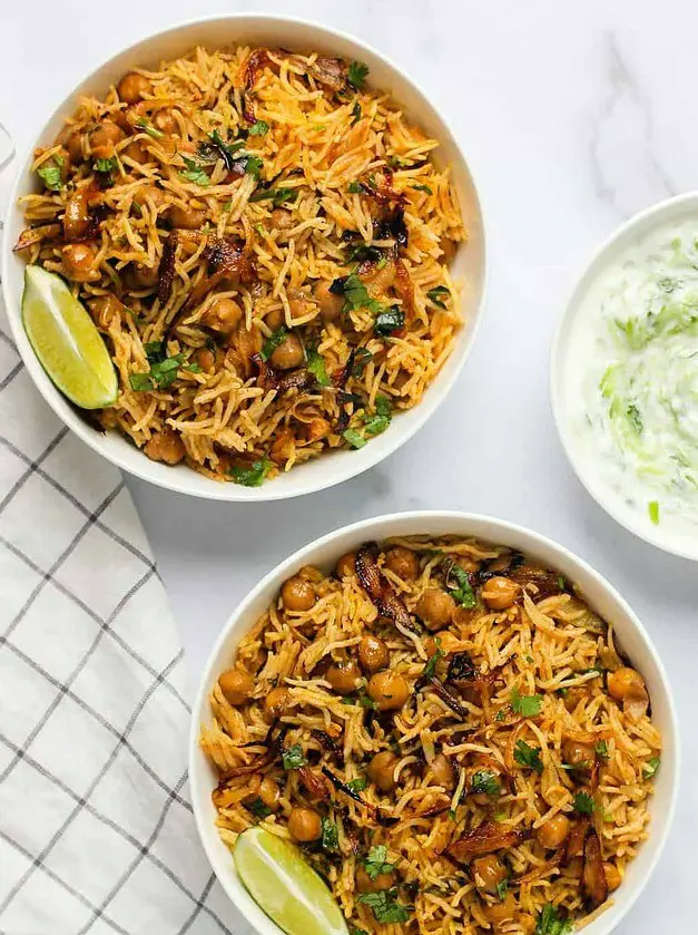 Instant Pot Chickpea Biryani