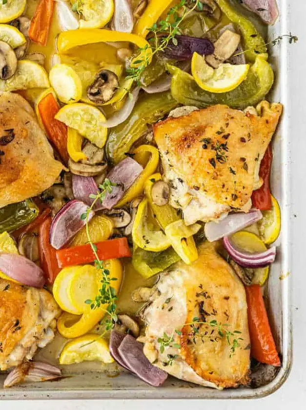 Sheet Pan Chicken and Veggies