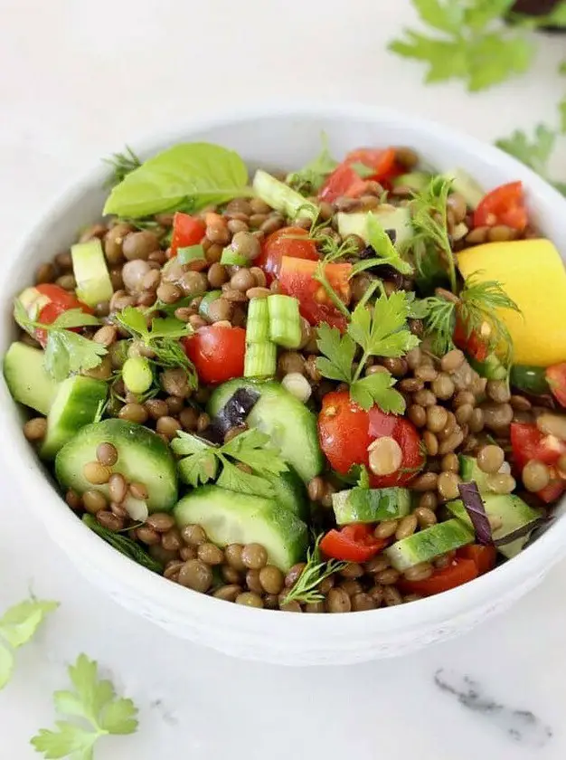 Cold Lentil Salad