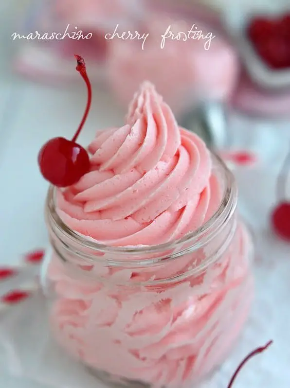 Maraschino Cherry Frosting