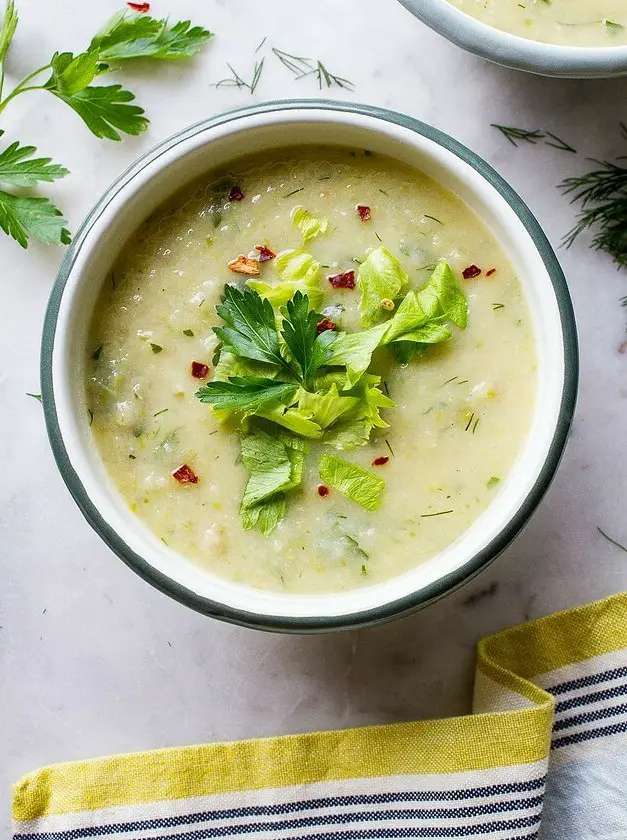 Creamy Celery Soup (Vegan)