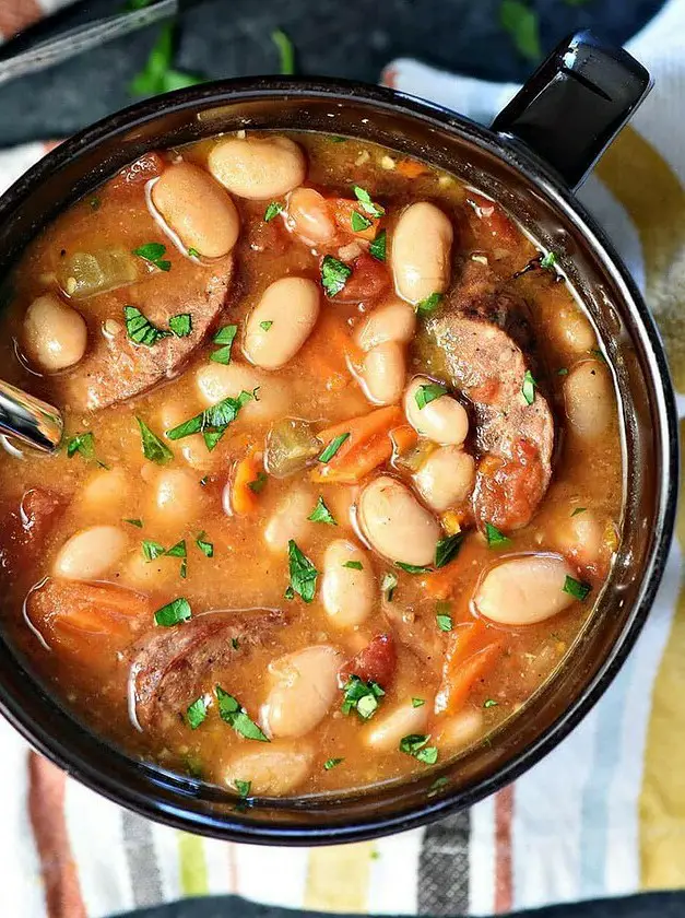 Slow Cooker Cajun Bean Soup