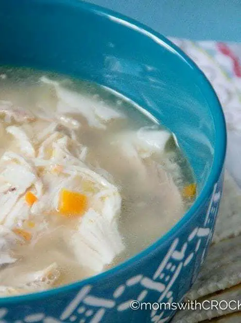 Crockpot Rotisserie Chicken Soup