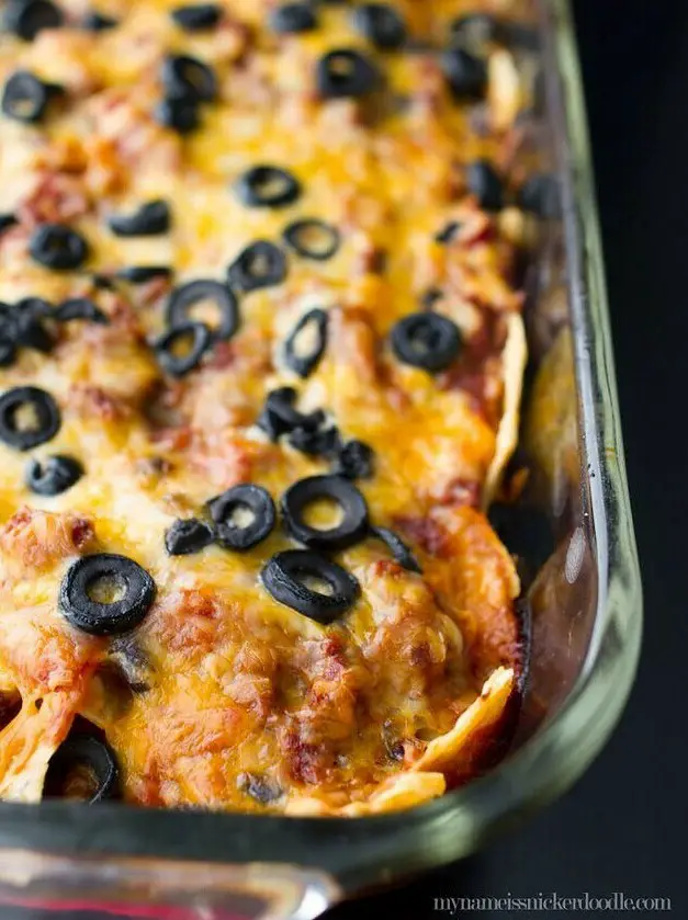 Beef Enchilada Bake