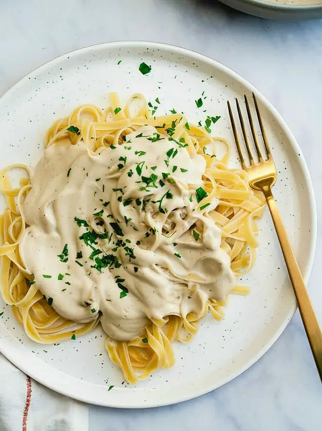 Vegan Pasta Alfredo