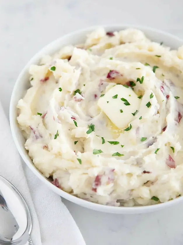 Garlic Red Mashed Potatoes