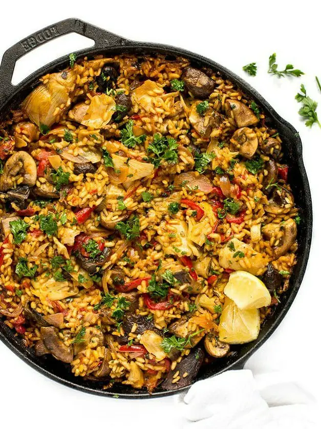 Mushroom Paella