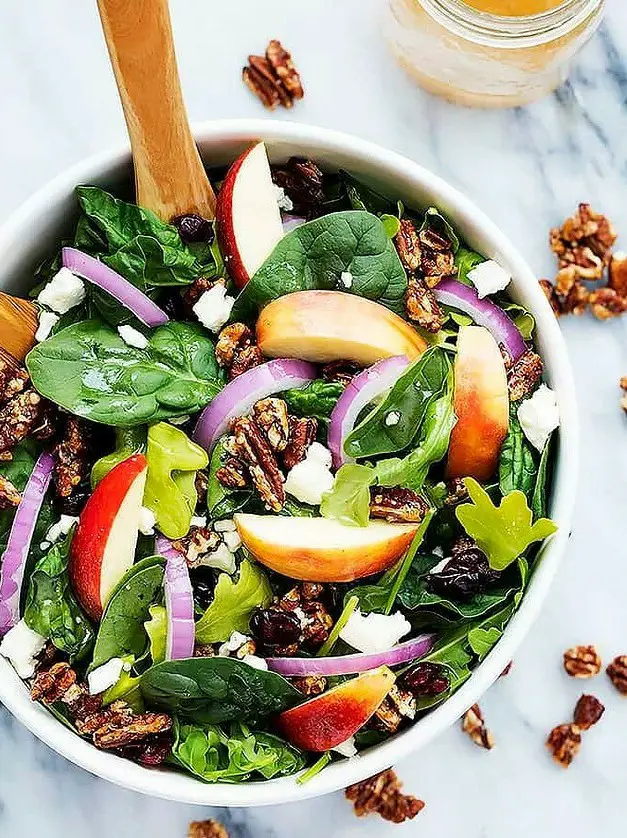 Apple Pecan Salad with Maple Vinaigrette