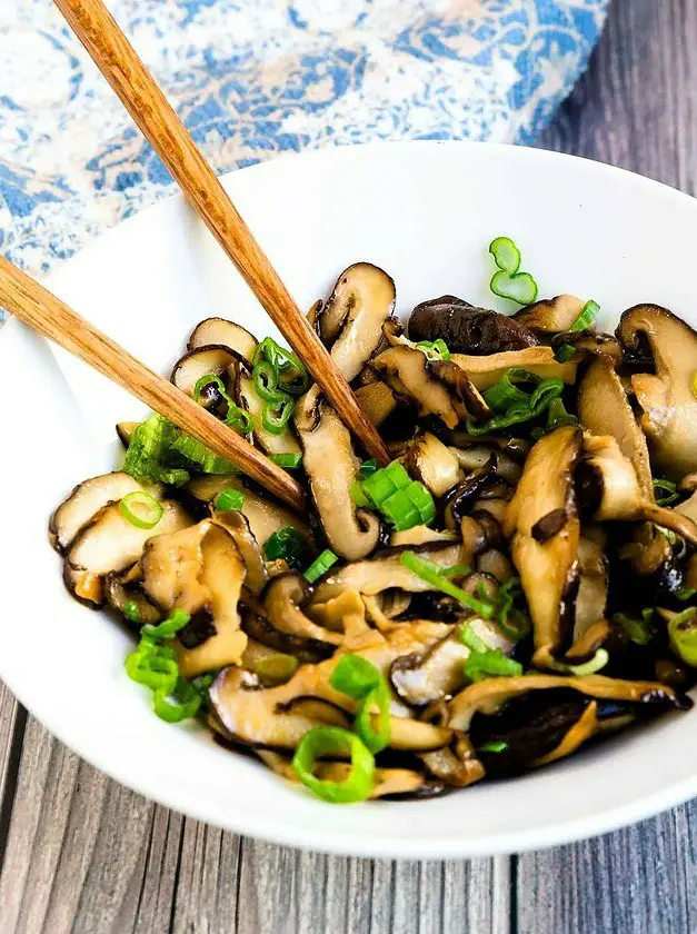 Sauteed Shiitake Mushrooms with Butter Ponzu