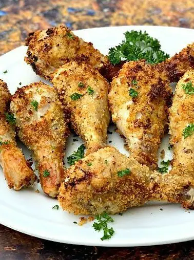 Air Fryer Panko Breaded Fried Chicken Drumsticks