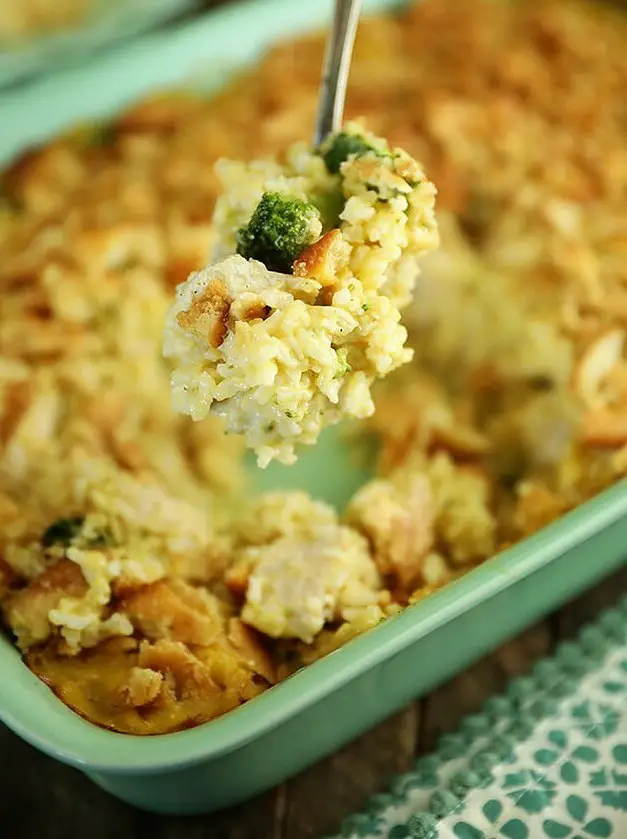 Broccoli Cheese Chicken Casserole