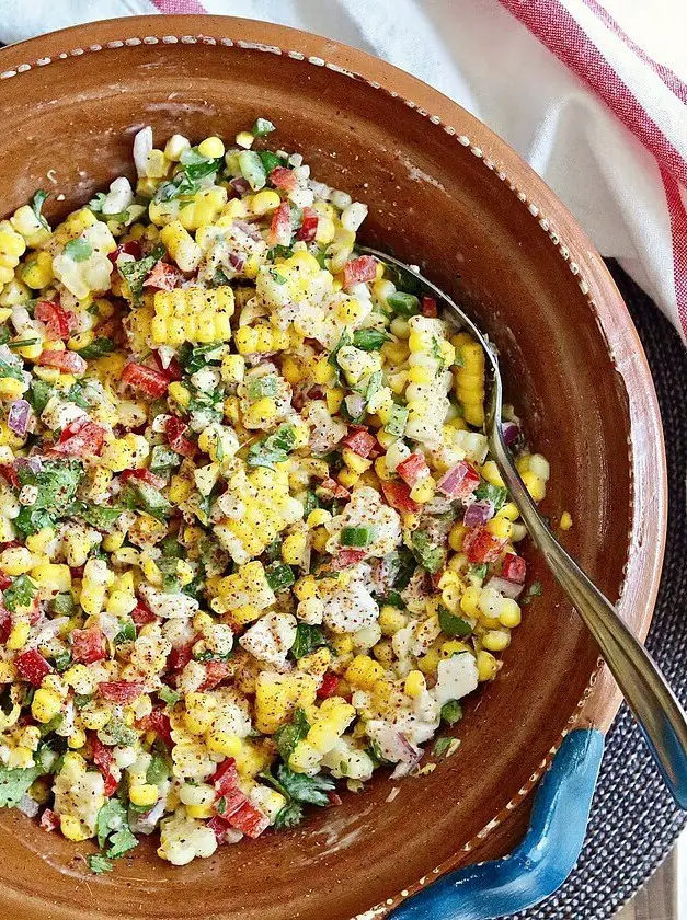 Vegan Mexican Street Corn Salad