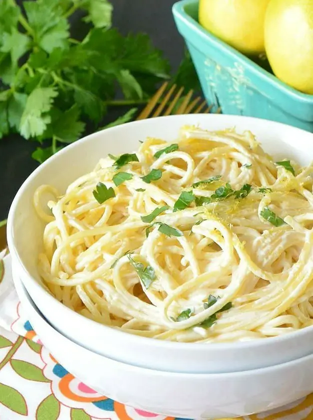 Lemon Dairy Free Pasta Sauce