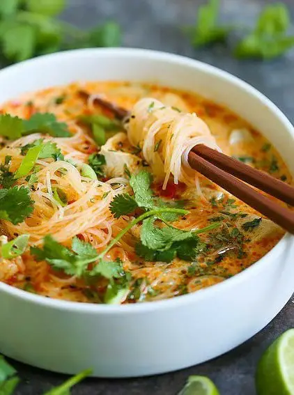 Thai Red Curry Noodle Soup