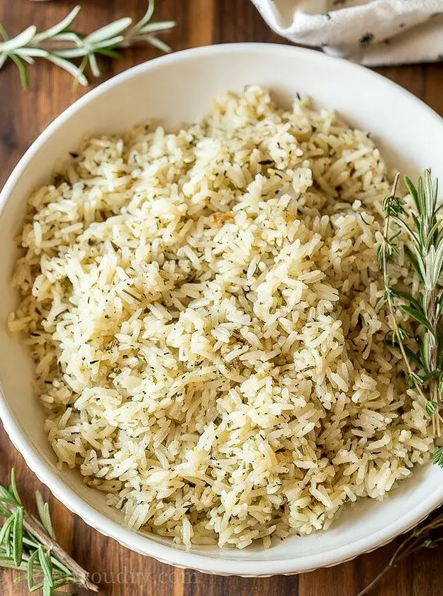 Garlic Herb Rice Pilaf