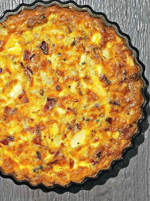 Crustless Chicken Quiche