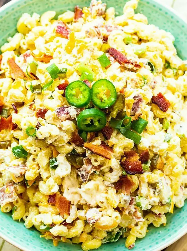 Jalapeno Popper Pasta Salad