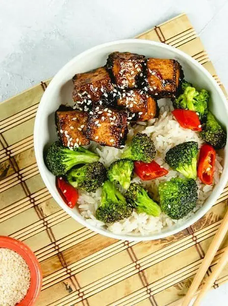 Miso Glazed Tofu