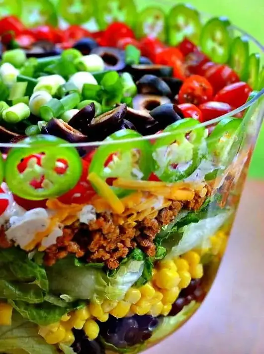 Layered Taco Salad