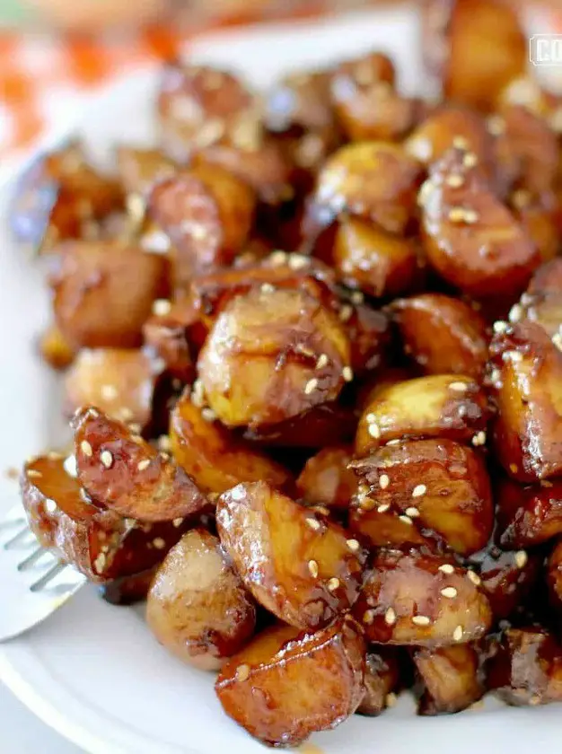 Korean-Style Sticky Potatoes