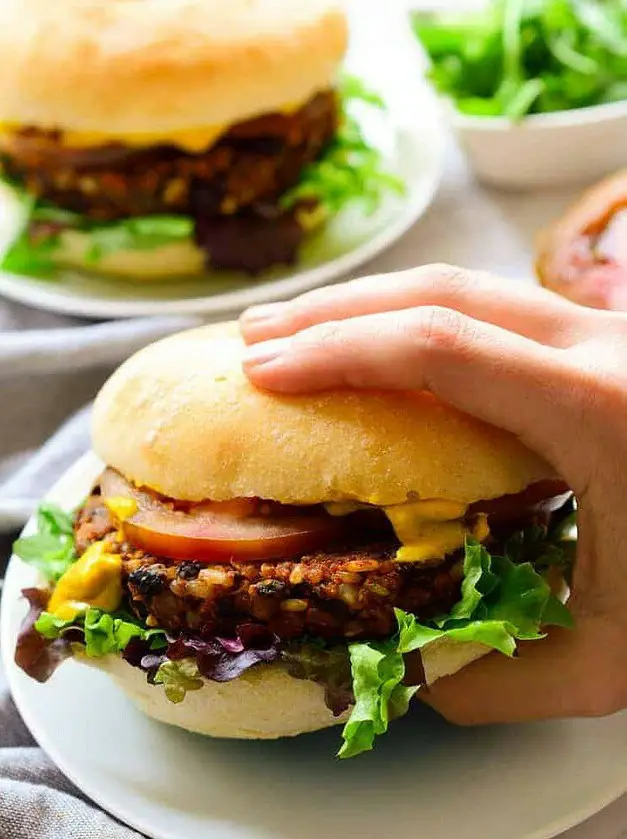 Vegan Black Bean Burgers