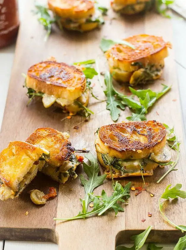 Mini Grilled Cheese Sandwich Appetizers