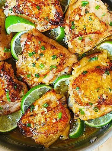 Honey Lime Chicken Thighs