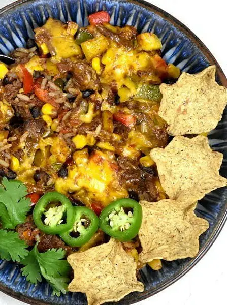 One Skillet Mexican Casserole